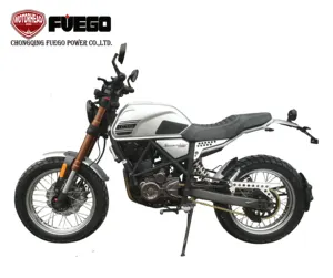 LONCIN 다시 250cc 엔진 스크램블러 오토바이, ZONGSHEN CBS300CC 물 냉각 오토바이