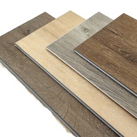 Suelo de PVC Impermeable con Aspecto de Madera, Losetas de Vinilo Autoadhesivas
