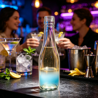 Bouteille en verre vide de 125 ml pour vin, spiritueux et boissons – Stockage et emballage domestique – Vente en gros