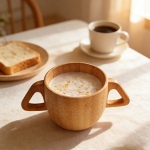 Tasses à café en bambou faites à la main, élégante tasse en bois de jujube, meilleur cadeau pour les amateurs de café - Product Image 1