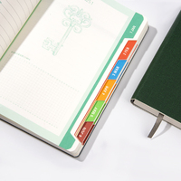 2025 A5 planificateurs Agenda cahier haute qualité couverture en cuir Pu bureau d'affaires utilisation Agenda planificateur