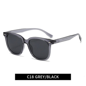 Nouvelles lunettes de <span class=keywords><strong>soleil</strong></span> polarisées TR90 de haute qualité pour femmes, monture intégrale, grandes lunettes carrées, avec protection solaire, design amincissant - Product Image 4