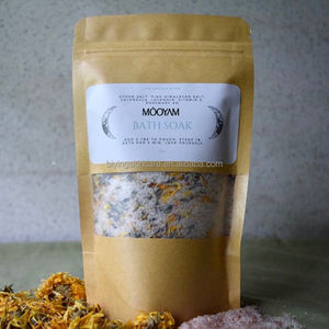 Pomme de bain aux herbes de la lavande, étiquette personnalisée, fleurs de bain pour la Relaxation, bain thérapeutique - Product Image 2