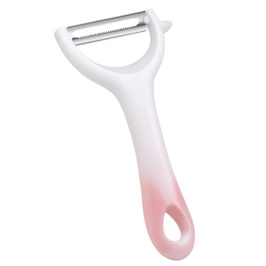 Éplucheur en acier inoxydable avec manche en plastique pour éplucher les fruits et légumes, facile à nettoyer, outil de cuisine domestique - Product Image 1