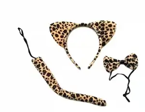 Costume da festa in maschera da Club con fascia di animali assortiti con fascia per capelli da donna leopardata