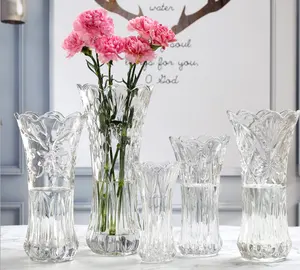 בית חיצוני גן חדש לוקסוס צבע פרח זכוכית אגרטל למסיבת חתונה