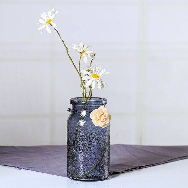 Factory Produced Wholesale Glass Flower Vase for Home Decor