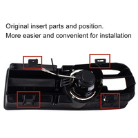 Pour 1998-2004 V-W Mk4 Jetta Golf GTI Grille de pare-chocs avant avec feu antibrouillard en tungstène et accessoires extérieurs pour feux de jour