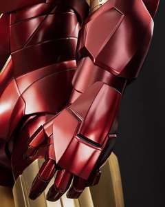 Estatua de resina de personaje de película de <span class=keywords><strong>Marvel</strong></span> personalizada, estatuas de superhéroe Mark6 de tamaño real, escultura artística de Iron Man para artesanías de resina - Product Image 5