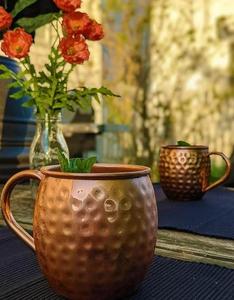 Taza de mula de Moscú de cobre extra brillante en dorado pulido para decoración de bodas y accesorios de bar a precio mayorista y minorista - Product Image 3