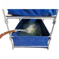 Réservoir en plastique PVC haute densité pour l'élevage de poissons et de crevettes, longue durée de vie