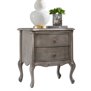 American Luxury Modern Design Nightstand Wooden <strong>Bedside</strong> <strong>Table</strong> With 2 Drawers C415B - Product Image 1
