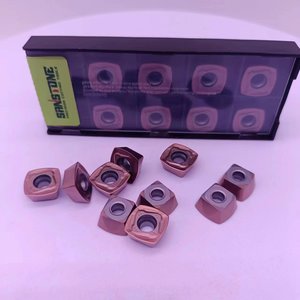 Insertos de fresado CNC de carburo recubiertos con CVD de alta alimentación OEM <span class=keywords><strong>SDMT</strong></span> SDMT120512 SDMT150512 - Product Image 2