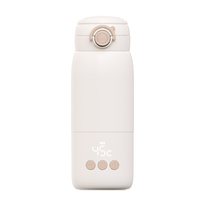 Chauffe-biberon portable à chauffage rapide, alimenté par batterie, rechargeable par USB, pour voyage et utilisation en extérieur, chauffe-lait intelligent