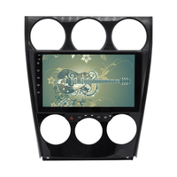 Radio mobil 2Din 9 inci Android, pemutar Multimedia GPS mobil Audio DVD Autoradio, Radio mobil untuk Mazda 6 2002-2008 4G Wifi BT