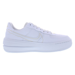 Zapatillas Nike AF1 Platm para Mujer, Color Blanco, Amarillo Ocre, Talla 7, Auténticas, Recursos Educativos - Product Image 5