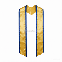 Étole de graduation en gros avec bordure de différentes couleurs