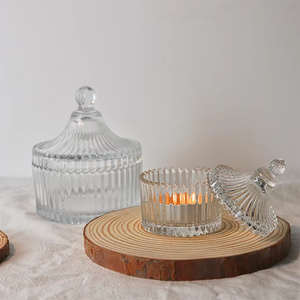 Tarro de cristal al por mayor para azúcar y sal, dispensador de condimentos para cocina, contenedor de almacenamiento, joyero, decoración para el hogar y escritorio, regalo - Product Image 2