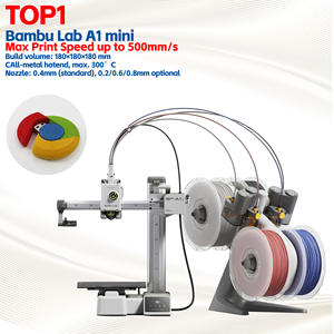 Impresora <span class=keywords><strong>3D</strong></span> Bamboo Lab A1 Mini Combo, Totalmente Automática, de Alta Velocidad y Precisión, Multicolor, para Creación de Modelos - Product Image 1