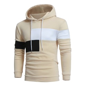 Solid Plain Color Long Sleeve 100%Cotton Fleece Customized Logo Design Men Pullover Hoodie Gym Fitness Fleece Man Winter Hoodies - Product Image 3
