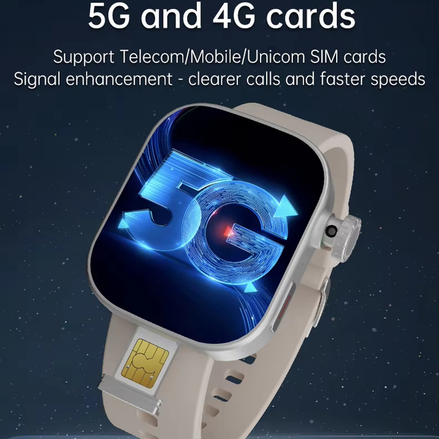DF MS10 High Definite Camera 270 Degree Rotation Wifi BT Sim Card Insert GPS Positioning Smart Watch AMOLED Color Wrist Bands