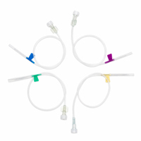 Aiguille de perfusion médicale Sol-KL en gros, toutes tailles, kit de perfusion intraveineuse jetable, aiguille papillon stérile EO
