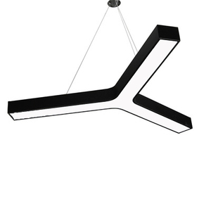 Lámpara Colgante LED <span class=keywords><strong>de</strong></span> Diseño Moderno, Tubo <span class=keywords><strong>de</strong></span> Iluminación Lineal Suspendido, Perfil LED Enlazable para Escuelas <span class=keywords><strong>y</strong></span> Oficinas, Iluminación Superior e Inferior - Product Image 2