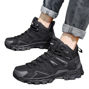 Baskets de sport basses en maille personnalisables pour hommes et femmes, idéales pour la randonnée et le trail en automne et en hiver – Vente directe usine - Product Image 1