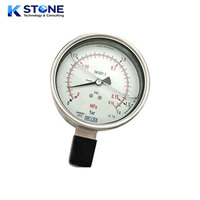 Long Life Low Maintenance IP65 Stainless Steel Pressure Gauge 0-10bar with Stable Movement and Anti-Fog Glass
