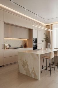 Artisan Custom Modular Antique L-Shape Plywood <strong>Kitchen</strong> Cabinets &amp; Island <strong>Bar</strong> with Sink and 5+ Drawers - Product Image 2