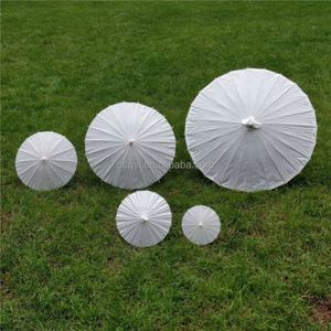 Parasol en papier de style féerique, couleur unie, avec baleines en bambou, diamètre 84 cm, pour mariage, décoration intérieure et logo personnalisé - Product Image 6