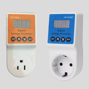 Protector de Voltaje Digital Keqiang, Enchufe de 1 Salida, 10A 15A 16A 20A 110V 220V Ajustable con Pantalla y Autoprueba - Product Image 3