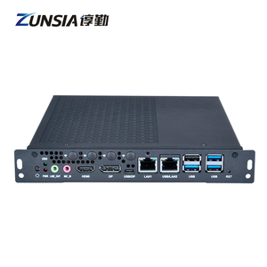 มินิพีซีสำหรับโรงงาน ขนาด 195x180x30 มม. Intel รุ่นที่ 12 และ 13 ซีพียู Core I3 I5 I7 แรม DDR4 16GB รองรับจอแสดงผล 4K 80 พิน สำหรับไวท์บอร์ดแบบอินเทอร์แอคทีฟ - Product Image 1