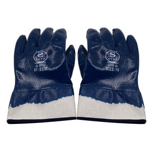 <span class=keywords><strong>Gants</strong></span> en <span class=keywords><strong>caoutchouc</strong></span> <span class=keywords><strong>butyle</strong></span> avec grande manchette doublure respirante résistant à la graisse et haute résistance à l'usure pour le travail industriel - Product Image 6