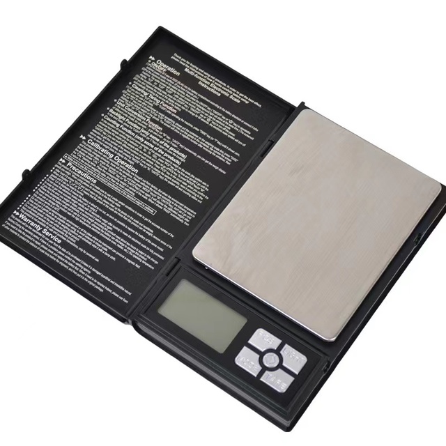 China 500g 0.01g Pocket Scale Jewelry Gold Gram Electronic Balance Digital Weighing Notebook Scale