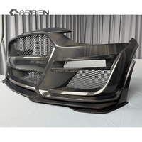 Kit de pare-chocs en fibre de carbone GT500, comprend un séparateur avant, mise à niveau/remplacement pour Ford Mustang 2018-2023