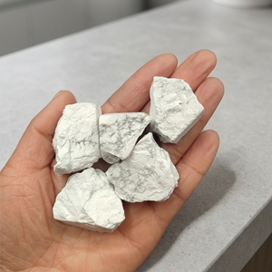 Pietra Grezza Naturale di Howlite Bianca, Cristallo Diffusore, Decorazione per Acquario, Artigianato Fai-da-Te, Gemma Curativa, Lotto all'Ingrosso, Regalo - Product Image 3