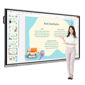 Bảng tương tác Bảng hiển thị kỹ thuật số/4K tương tác phẳng bảng thông minh Bảng viết thông minh cho trẻ em - Product Image 1