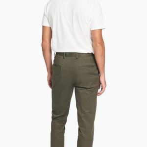 Pantalones Chinos Casuales de Algodón para Hombre, de Sarga Elástica con Múltiples Bolsillos - Product Image 3