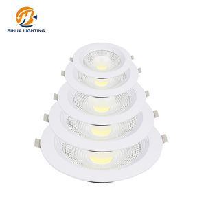 Techo interior empotrado montado abajo que enciende 7W 10W 15W 20W 30W redondo COB Led <span class=keywords><strong>Downlight</strong></span> - Product Image 1