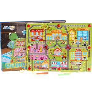 Juguetes <span class=keywords><strong>de</strong></span> Madera con <span class=keywords><strong>Laberinto</strong></span> <span class=keywords><strong>de</strong></span> Cuentas para Niños, 5 Estilos, Juguetes Montessori, Tablero <span class=keywords><strong>de</strong></span> <span class=keywords><strong>Laberinto</strong></span>, Juego Educativo para Niños, Rompecabezas - Product Image 6