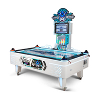 Table de jeu de hockey aérien pour deux joueurs, équipement commercial à monnayeur pour enfants et adultes, idéal pour les salles d'arcade