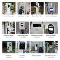 Station de recharge rapide pour véhicules électriques commerciale 120 kW DC CCS2 IP54, nouveau chargeur intelligent pour VE 380 V compatible Deedian OCPP 1.6J