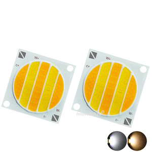 Double réseau de <span class=keywords><strong>led</strong></span> haute puissance COB double CCT 100W 34V 3300mA 6500LM 3000K-6500K CRI90 Bi couleur <span class=keywords><strong>LED</strong></span> pour Stodio mini par light - Product Image 2