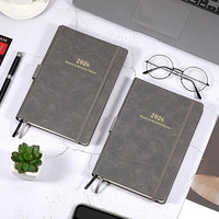 Agenda Espiral 2026 Plan A5, Cuaderno de Planificación Semanal de 365 Días, Personalizable con Logotipo en Lámina Dorada, 100% Ecológico