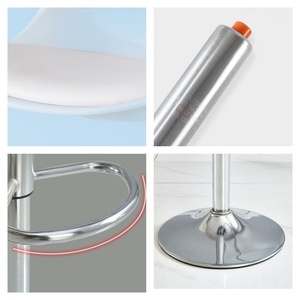 Chaises de <span class=keywords><strong>bar</strong></span> modernes réglables en acier, tabourets hauts pour <span class=keywords><strong>bar</strong></span> à domicile et usage hôtelier avec fonction pivotante et design écologique - Product Image 6