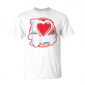 T-shirt promozionale I Heart Yapping Talkative - Product Image 2