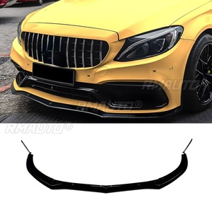 สำหรับ Mercedes Benz C-Class W205 S205 2015-2022 C63 AMG ชุดแต่งกันชนหน้ารถยนต์ ลิปสปลิตเตอร์ ดิฟฟิวเซอร์ ชุดแต่งตัวถัง ป้องกันกันชน - Product Image 2