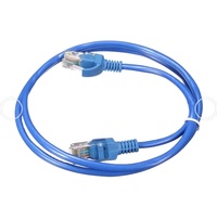 Cable de Conexión UTP Cat5 de Alta Velocidad EXC, 99% Cobre Puro, RJ45, 1M/50M/100M, Cat5e, Revestimiento de PVC, Cable de Red LAN