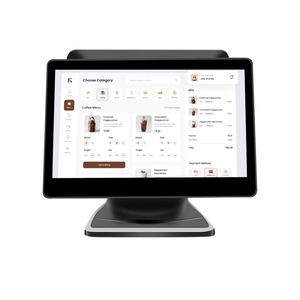 เครื่องบันทึกเงินสด POS แบบ All-in-One หน้าจอสัมผัสคู่ ขนาด 15.6 นิ้ว รุ่น RS610P จากโรงงาน OEM - Product Image 1